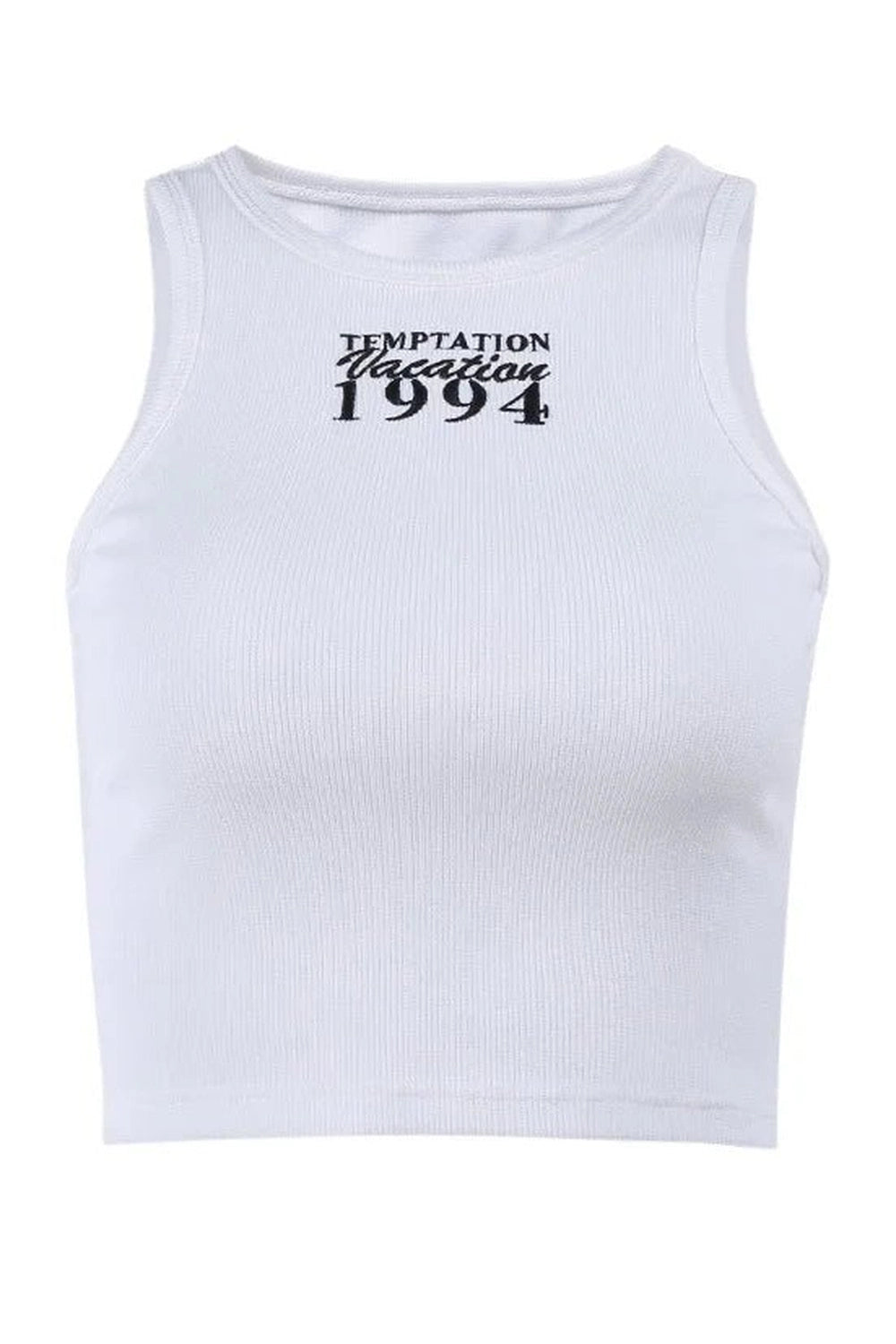 1994 Vintage Ribbed Tank Top - Y2K Fashion Essential for 2000s Style