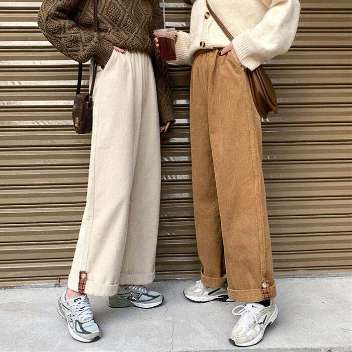 About That Life Y2K Fashion Cord Pants - Trendy 2000s Style Bottoms