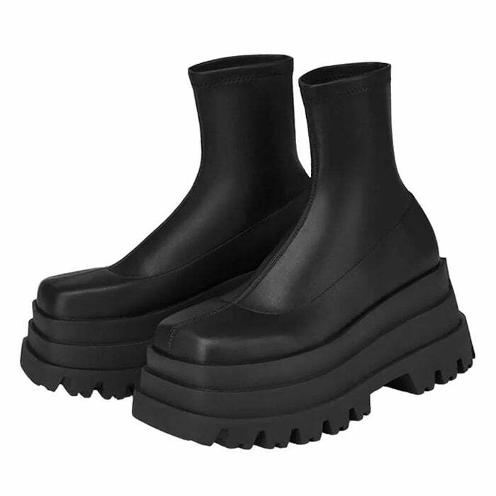 About That Life Y2K Platform Boots - Iconic 2000s Fashion Statement