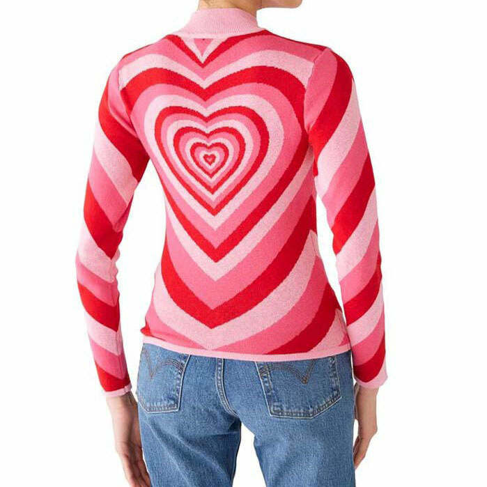 All You Need Is Love Y2K Sweater - Embrace 2000s Fashion Aesthetic