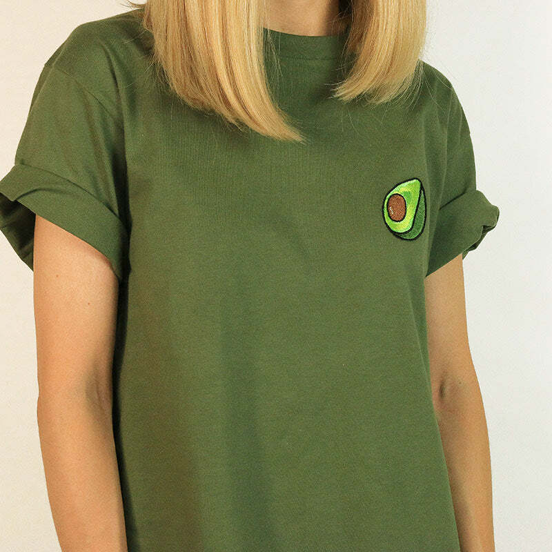 Antisocial Avocado T-Shirt - Y2K Aesthetic 2000s Fashion Statement