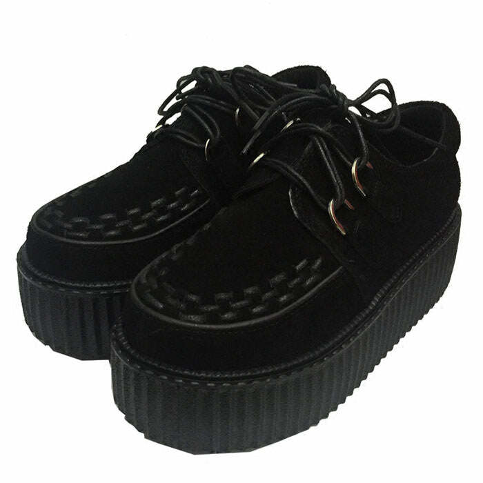 Bad Manners Velvet Creepers - Y2K Fashion Statement for Unique Style