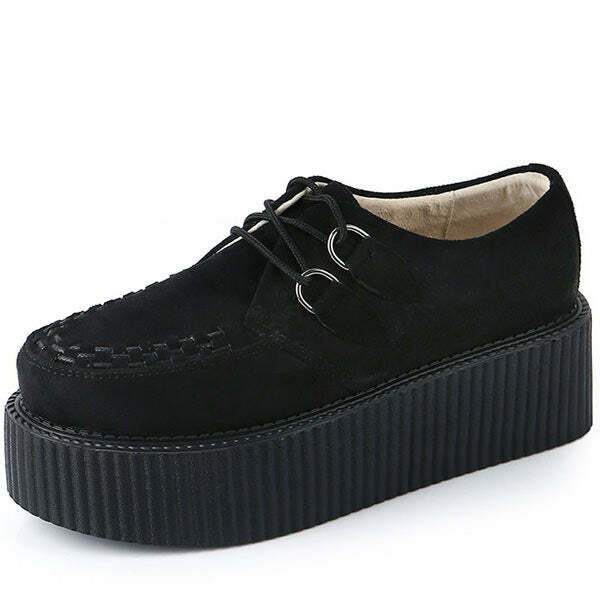 Bad Manners Velvet Creepers - Y2K Fashion Statement for Unique Style