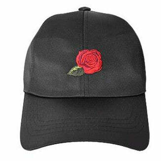 Badass Rose Cap: Y2K Fashion Essential for Bold 2000s Style