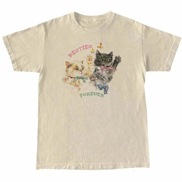 Besties Forever T-Shirt - Y2K Fashion Essential for Trendy Outfits