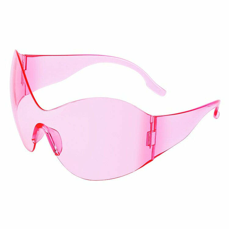 Big Ideas Y2K Oversized Sunglasses - Trendy 2000s Fashion Accessory