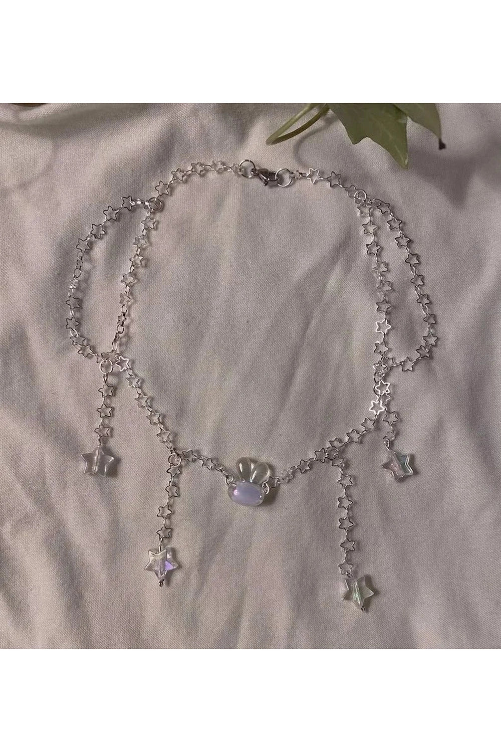 Celestial Crystal Star Choker - Y2K Aesthetic Jewelry for Trendy Looks