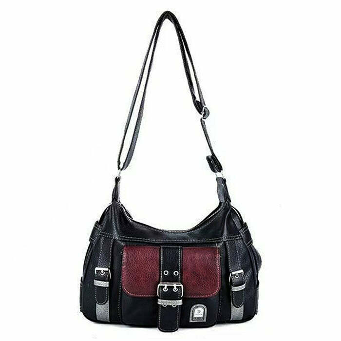 Check Yourself Y2K Fashion Shoulder Bag - Trendy 2000s Style Accessory