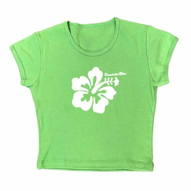 Coconut Girl Aesthetic Y2K Baby Tee - Trendy 2000s Fashion Top