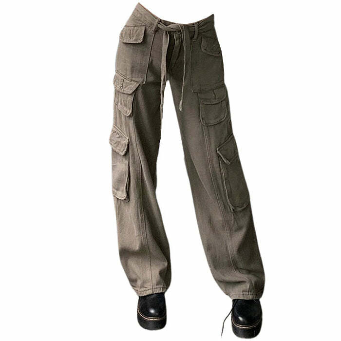 Comfy Cute Y2K Cargo Pants - Trendy 2000s Style for Effortless Outfits