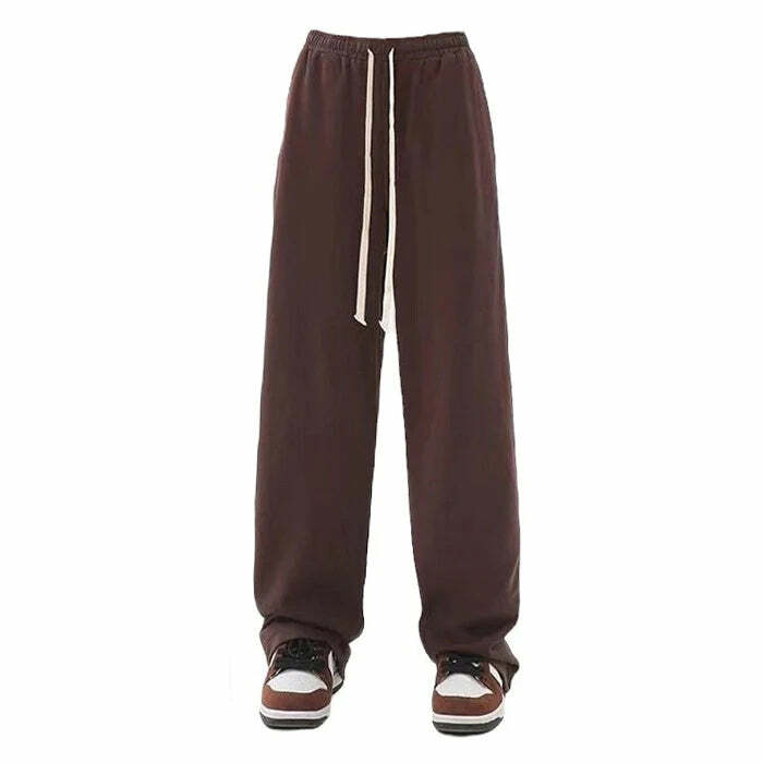 Cozy Y2K Side Stripes Sweatpants - Trendy 2000s Style for Ultimate Comfort