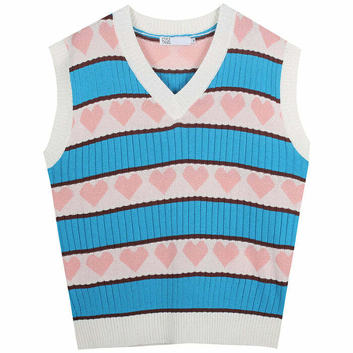 Danish Pastel Aesthetic Vest - Y2K Fashion Inspired 2000s Style Top