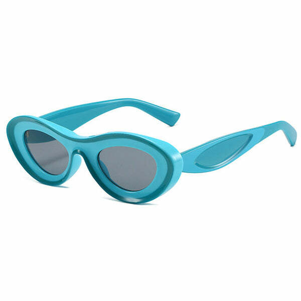 Double Agent Colorblock Sunglasses - Y2K Fashion Statement Accessory