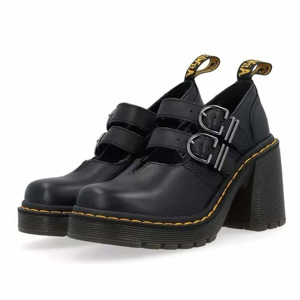 Double Buckle Mary Jane Heels - Y2K Fashion Essential for 2000s Style