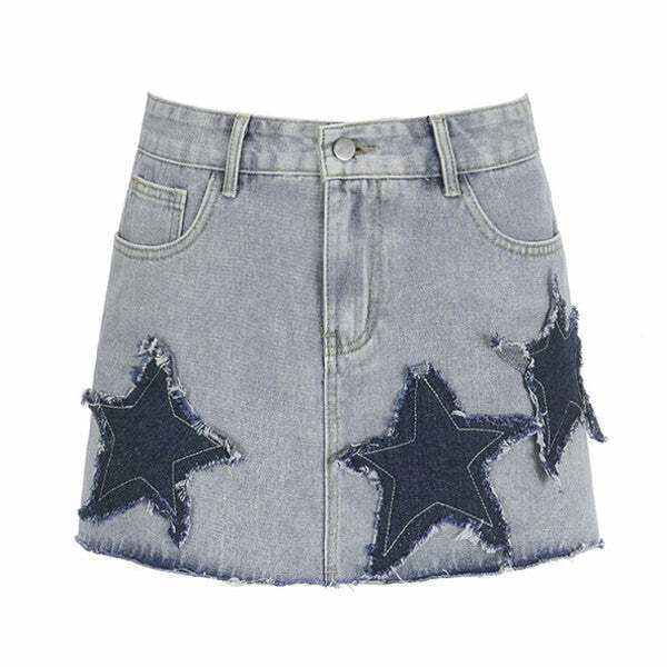 Downtown Girl Y2K Denim Skirt - Trendy 2000s Fashion Essential