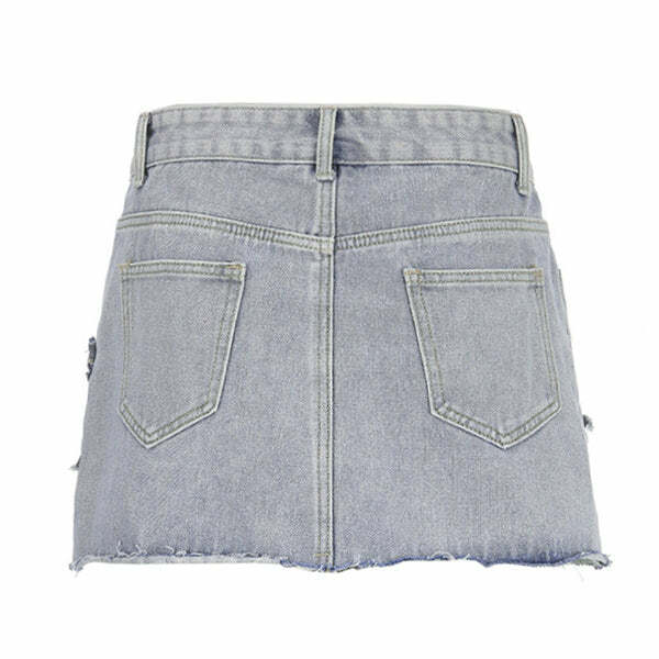 Downtown Girl Y2K Denim Skirt - Trendy 2000s Fashion Essential