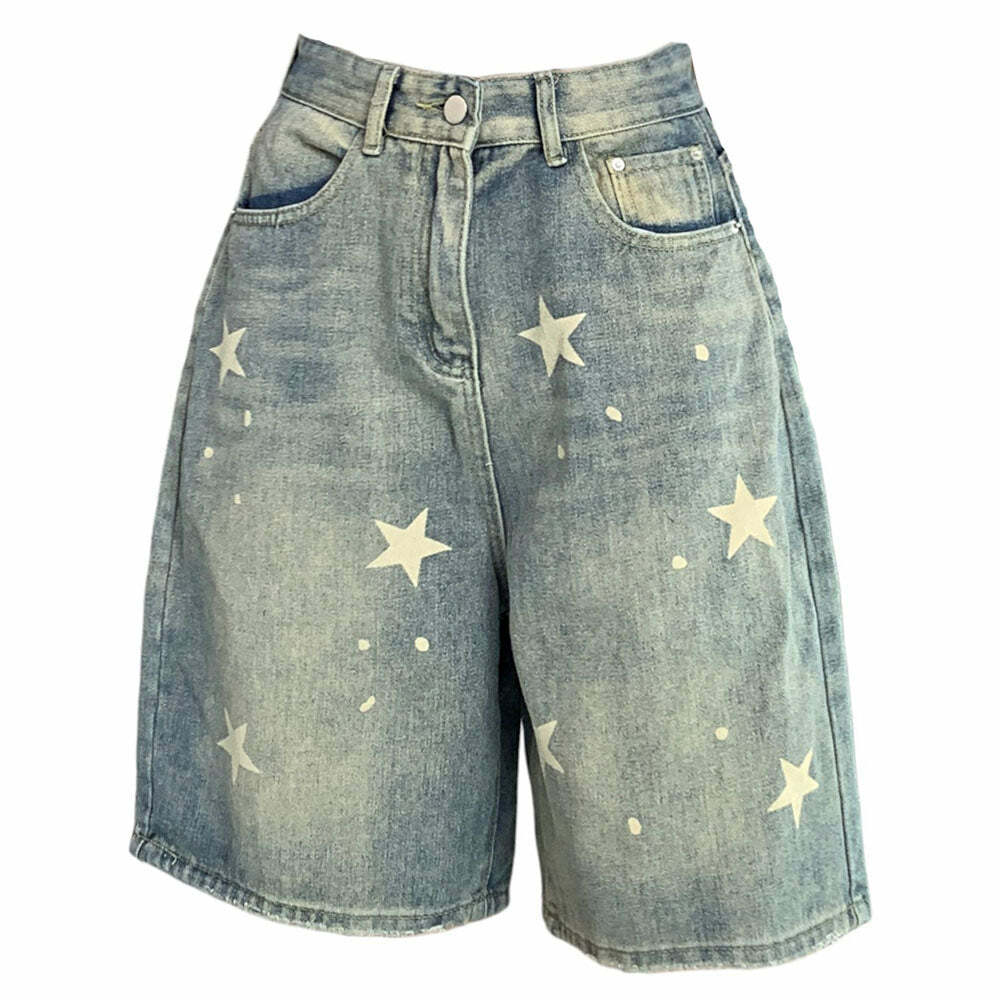 Downtown Girl Y2K Star Shorts - Trendy 2000s Fashion for a Chic Look