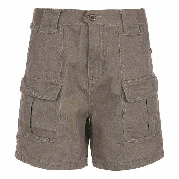 Fairy Grunge Y2K Cargo Shorts - Trendy 2000s Style for Unique Outfits