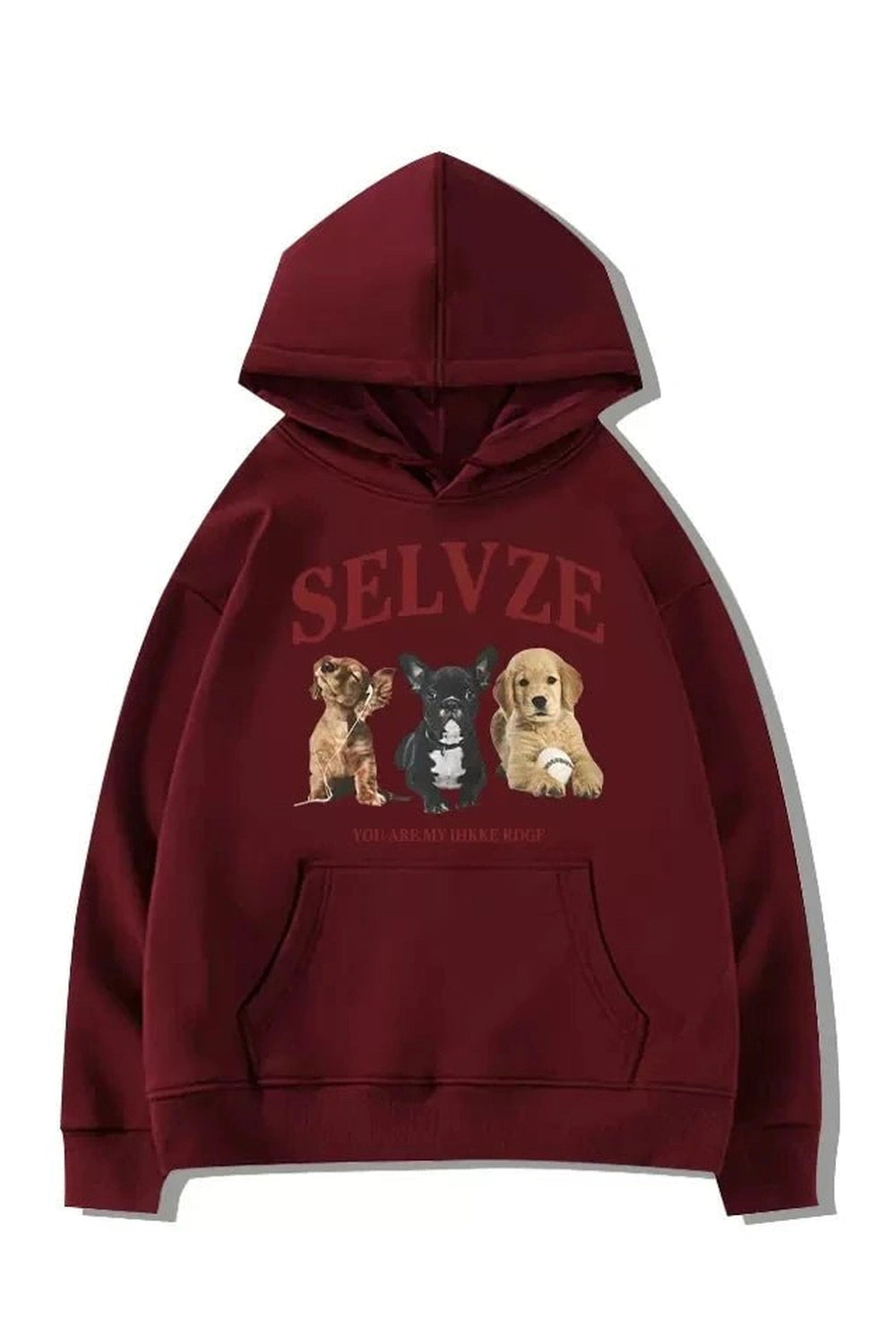 Fall Cute Puppy Graphic Hoodie - Y2K Fashion Inspired Streetwear