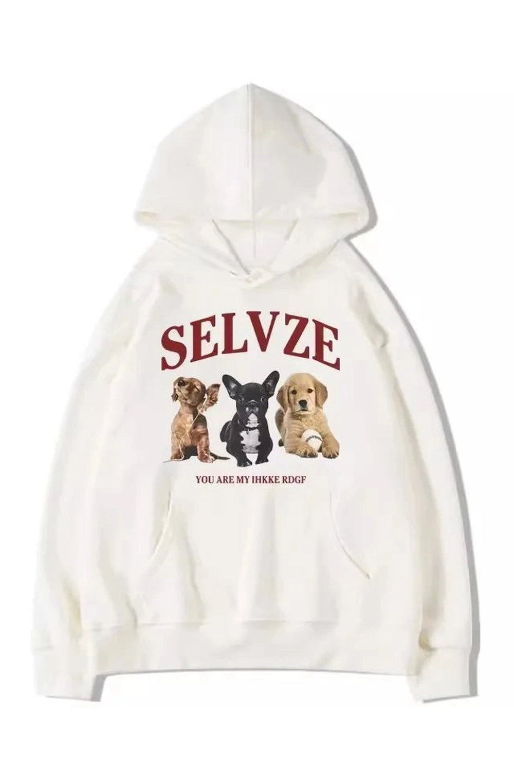 Fall Cute Puppy Graphic Hoodie - Y2K Fashion Inspired Streetwear