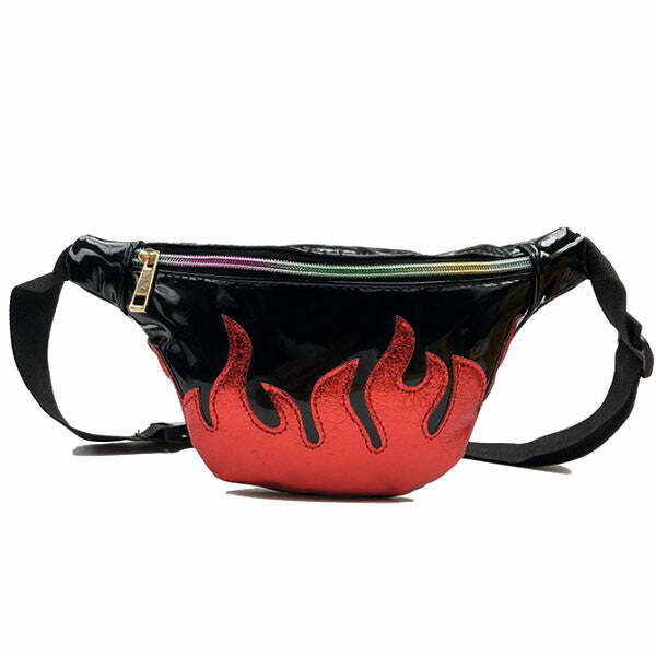 Flamin' Fanny Pack: Trendy Y2K Fashion Accessory for Iconic 2000s Style