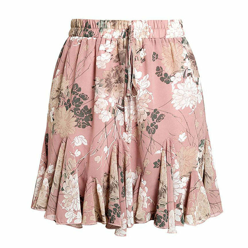 Flora Mini Skirt - Y2K Fashion Essential for Trendy 2000s Style