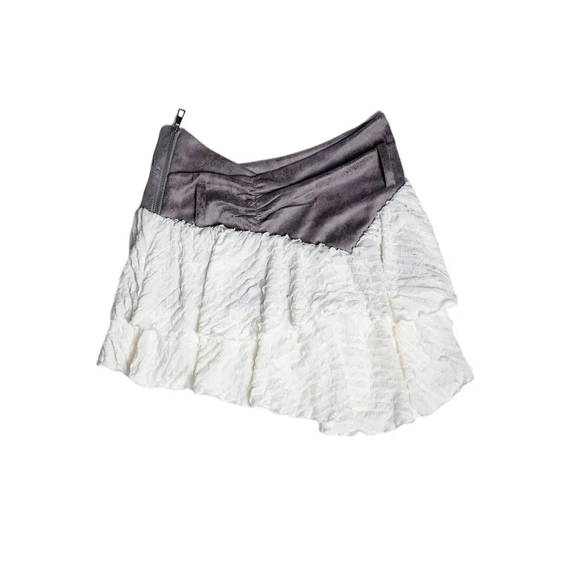 Frosted Layers Skirt - Y2K Fashion Essential for Trendy Outfits