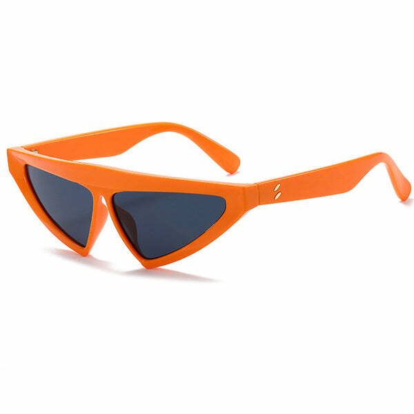 Future World Triangle Sunglasses - Y2K Fashion Statement Accessory