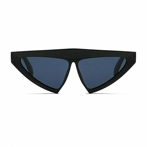 Future World Triangle Sunglasses - Y2K Fashion Statement Accessory