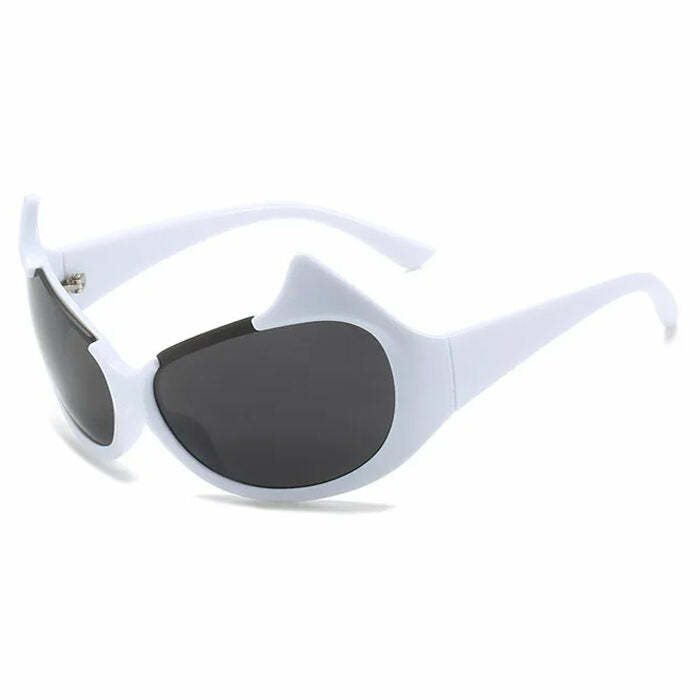 Gotham Cat Eye Sunglasses - Y2K Fashion Statement for 2000s Style