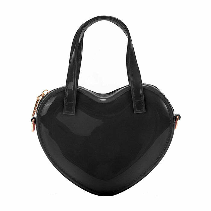 Heart Shaped Mini Bag - Y2K Fashion Essential for Trendy Outfits