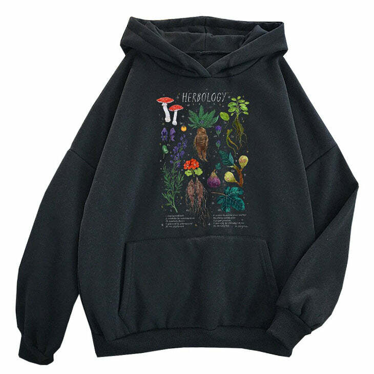 Herbology Hoodie: Embrace Y2K Fashion with 2000s Style and Aesthetic