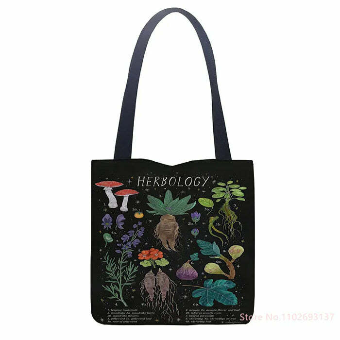 Herbology Y2K Fashion Shoulder Bag - Trendy 2000s Style Accessory