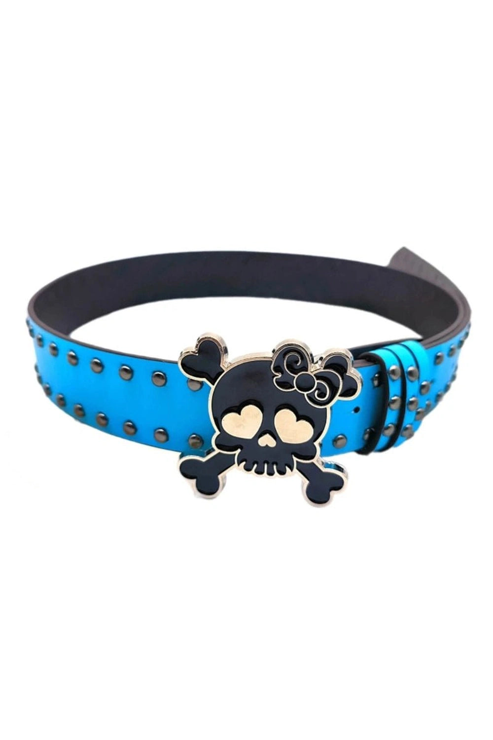 Kawaii Goth Skull Belt - Y2K Fashion Statement for Unique Style