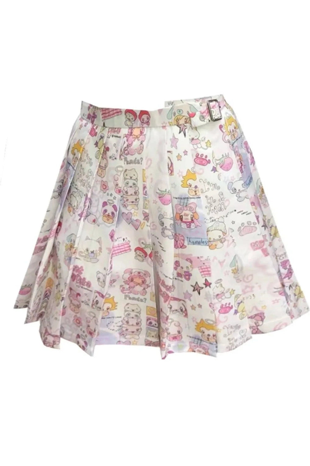 Kawaii Wonderland Y2K Pleated Skirt - Trendy 2000s Fashion Essential