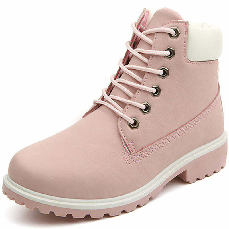 Lace Up Pink Flat Boots - Y2K Fashion Essential for 2000s Style Outfits