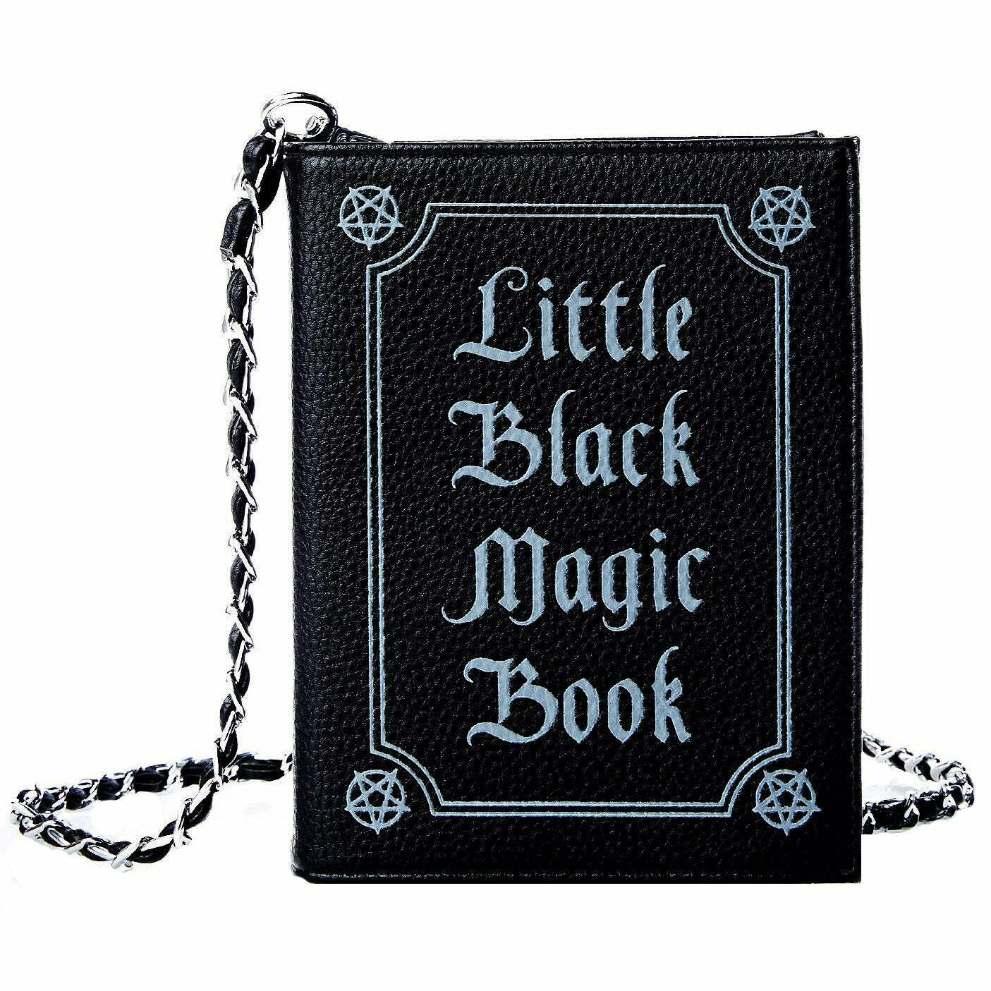 Little Black Magic Book Bag - Y2K Fashion Essential for Stylish Looks