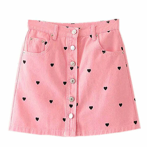 Love Bites Y2K Skirt - Trendy 2000s Fashion for a Bold Aesthetic