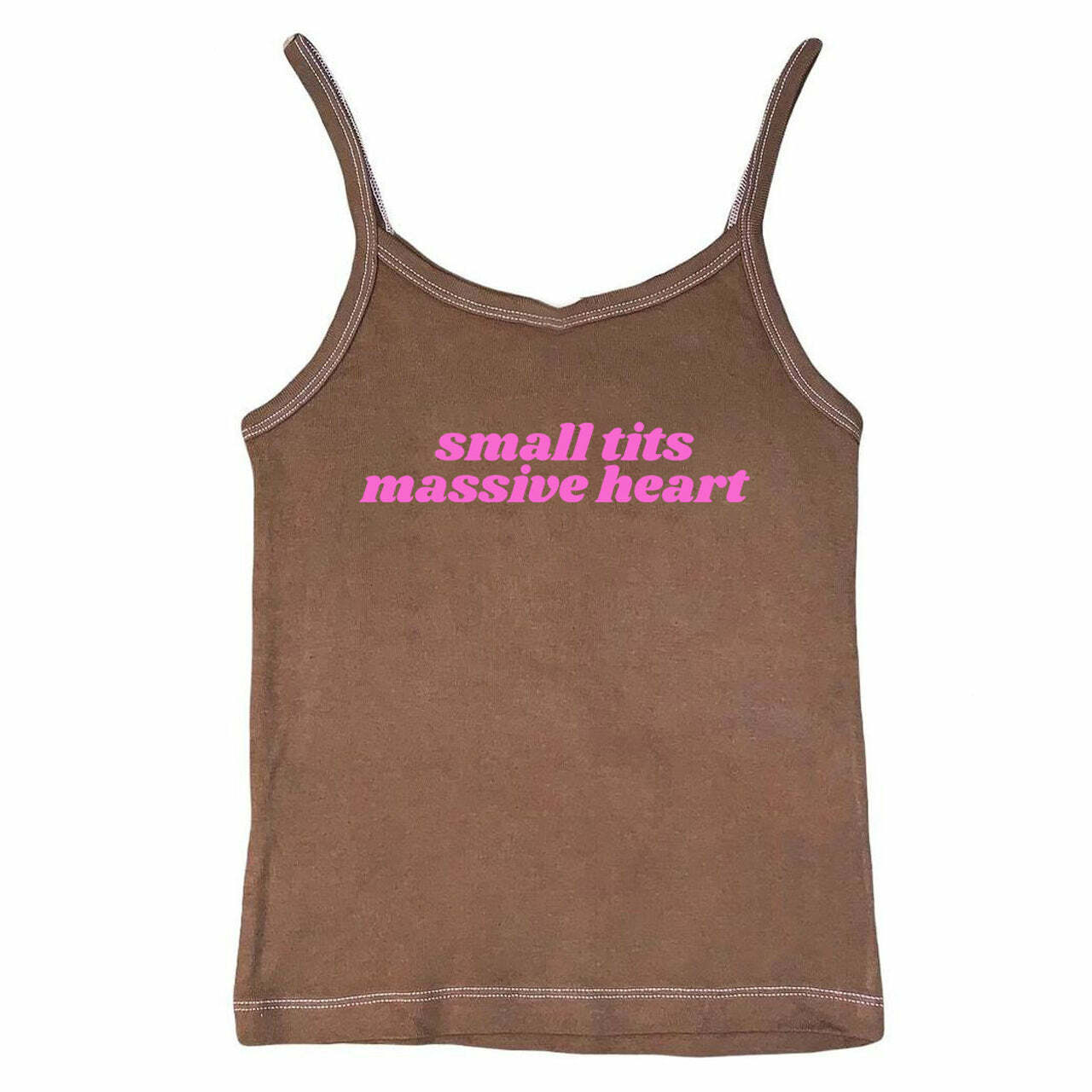 Massive Heart Tank Top - Y2K Fashion Essential for Trendy Outfits