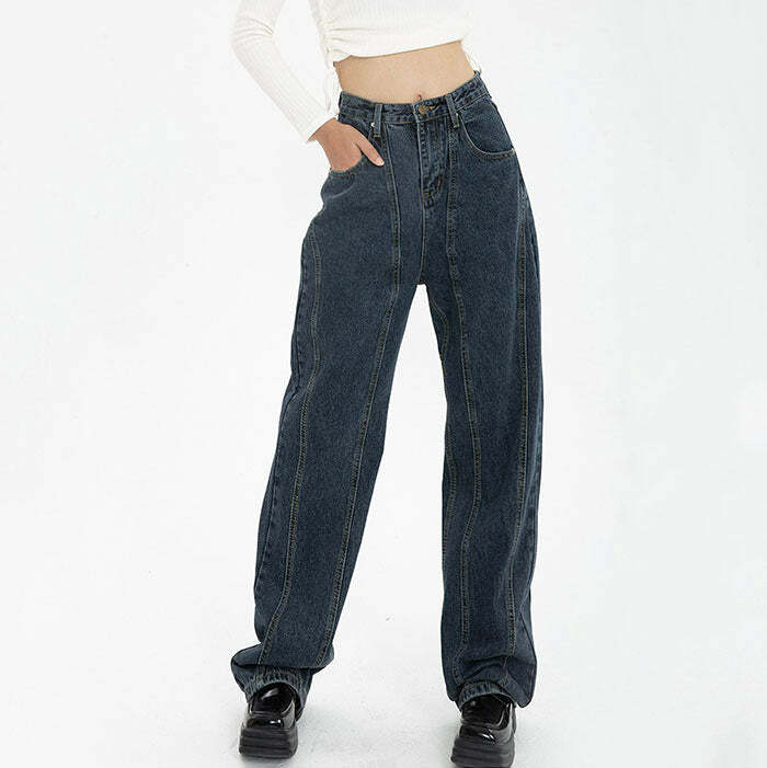 Mercury Rising Y2K Wide Jeans: Embrace 2000s Fashion with Style