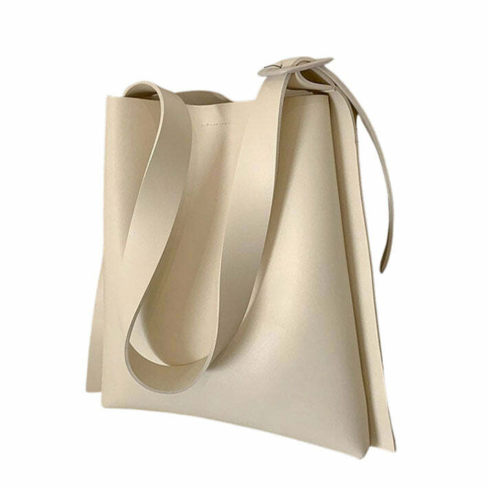 Minimalist Aesthetic Tote Handbag - Y2K Fashion Essential for 2000s Style