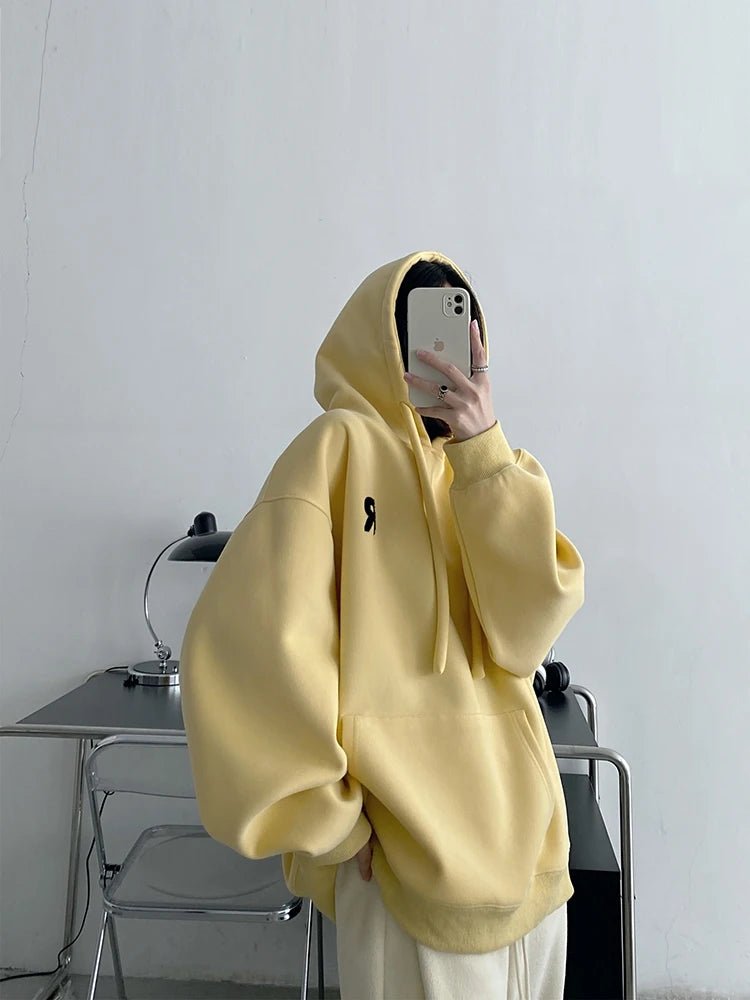 Minimalist Pastel Hoodie - Y2K Fashion Essential for Trendy Outfits