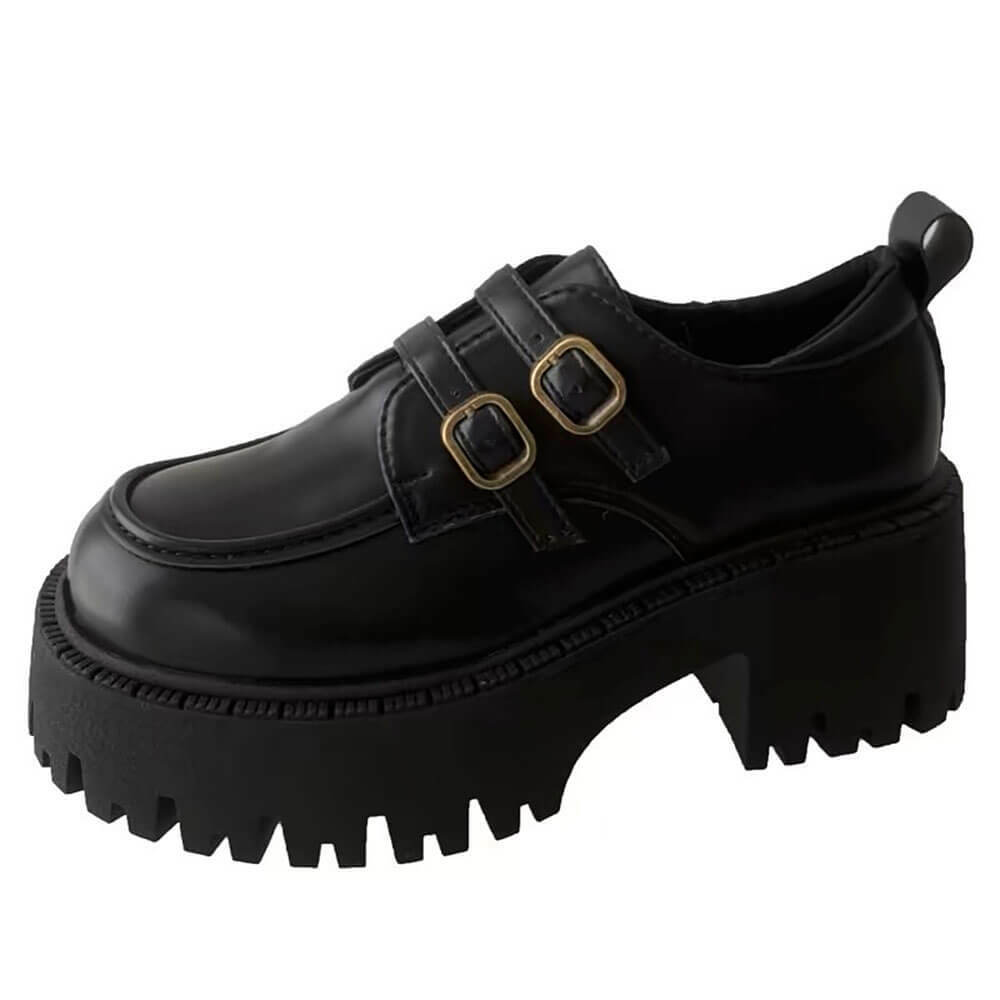 Münster Buckle Platforms: Trendy Y2K Fashion for Stylish Outfits