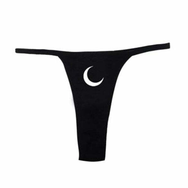 Moon 2 Pack Panties - Y2K Fashion Essentials for Trendy Outfits