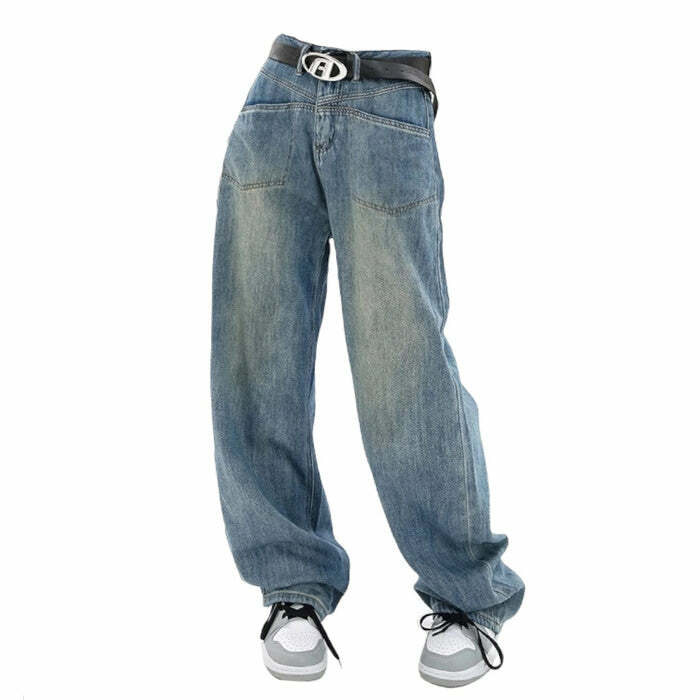 Nonconformist Wide Jeans: Embrace Y2K Fashion & 2000s Style Trends