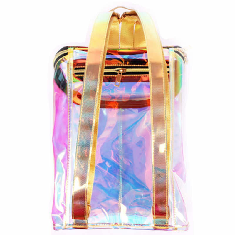 Outta Space Hologram Backpack - Trendy Y2K Fashion Essential