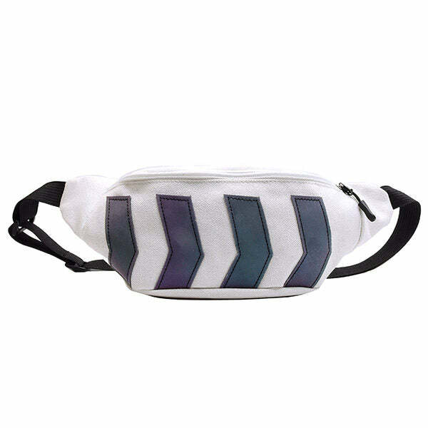 Reflective Fanny Pack: Y2K Fashion Essential for 2000s Style Outfits