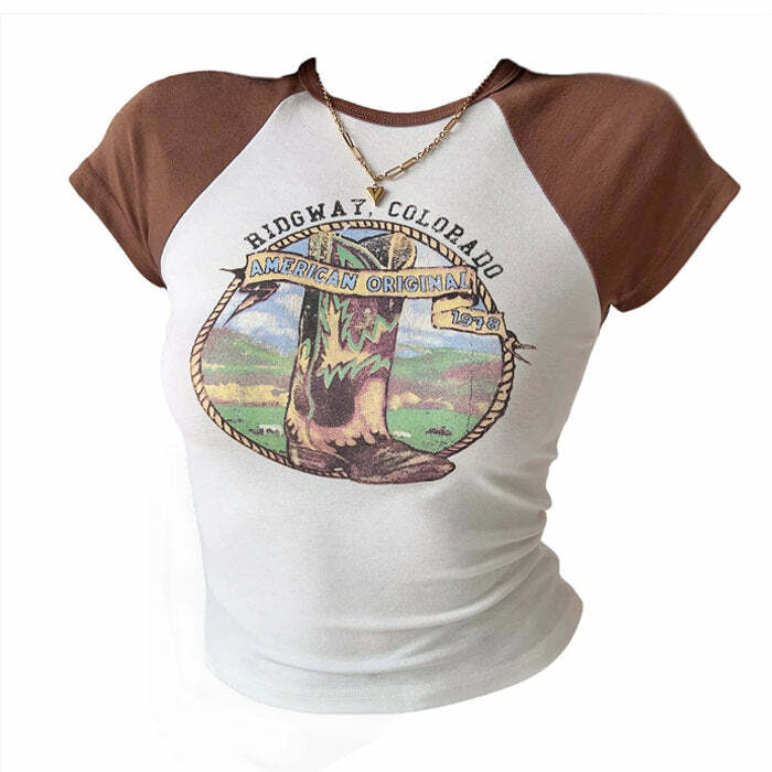 Retro Ridgway Vintage T-Shirt - Y2K Fashion Essential for 2000s Style