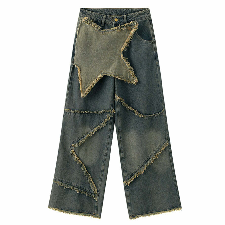 Rock The Scene Star Jeans - Y2K Fashion Inspired 2000s Style Denim