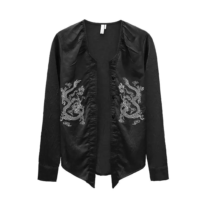 Serpent Jade Shirt: Embrace Y2K Fashion with 2000s Style Aesthetic